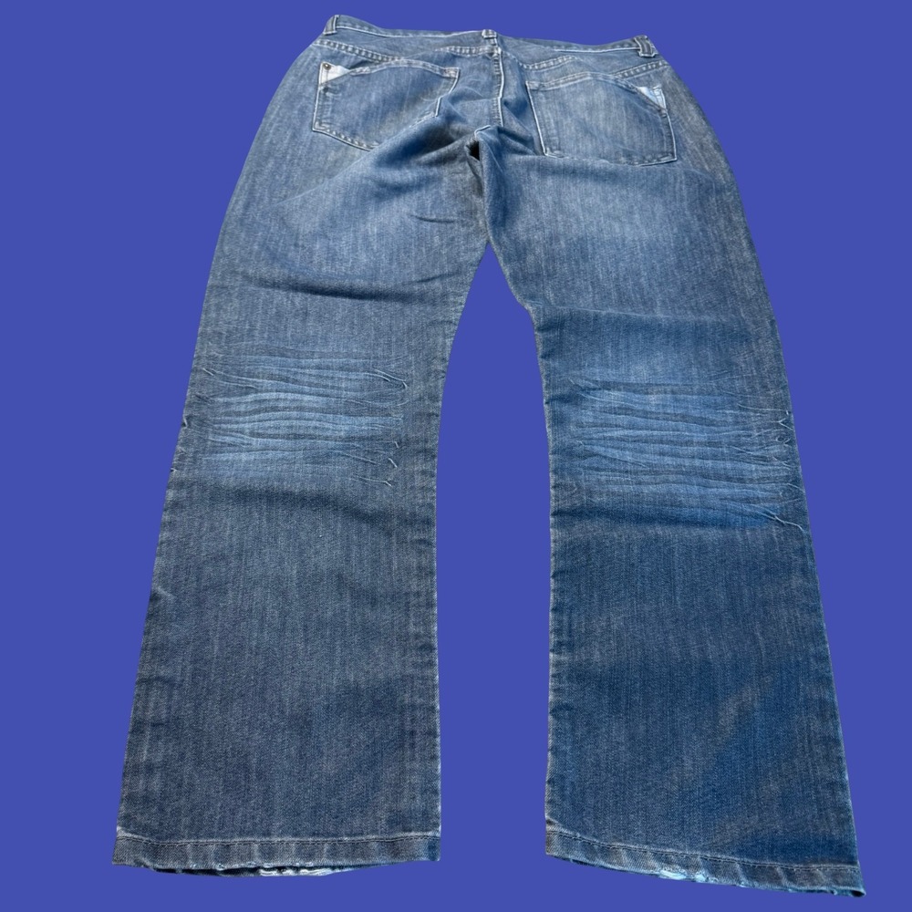 Free Planet Jeans 36x32 Mens Blue Faded Baggy Wide Leg Denim Skater